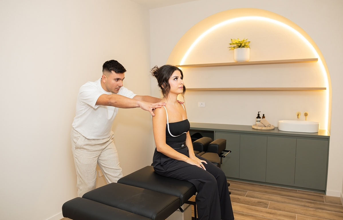 Our chiropractor Dr Louie in our Oatlands clinic